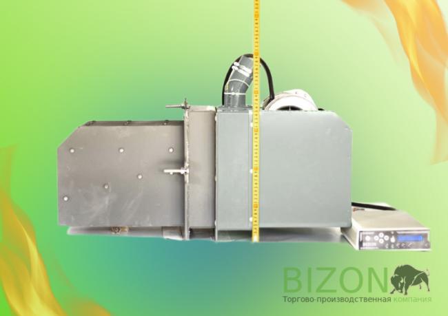 Пеллетная горелка BIZON ALFA 100кВт + Блок управления + Шнек 2 метра